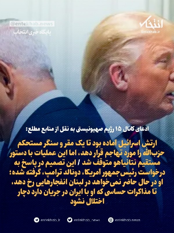 Trump requests reduced tensions in Lebanon