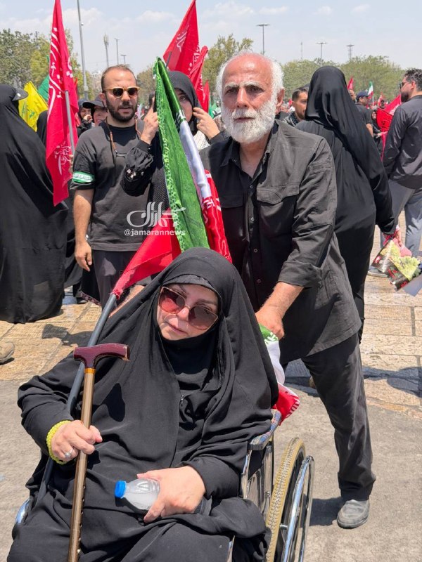 Habib Vali Nejad, Cinema Producer, Attends Funeral of Ayatollah Ali Khamenei