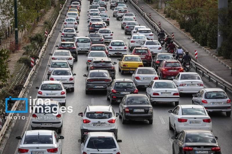Traffic Police: Heavy Traffic on Haraz Road and Karaj-Tehran Freeway