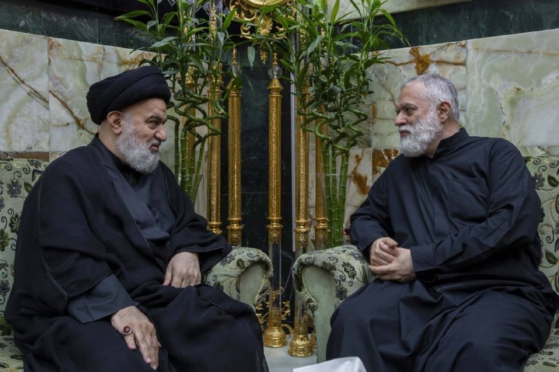 آیتالله سید مصطفی خامنهای و حجتالاسلام سید احمد صافی دیدار کردند