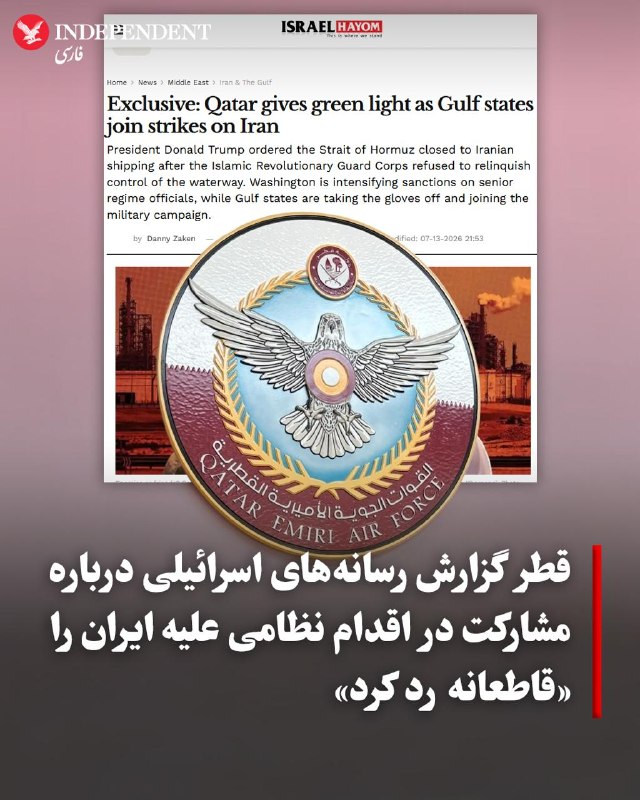 Qatar Government Denied Reports of Participation in Military Operations Against Iran