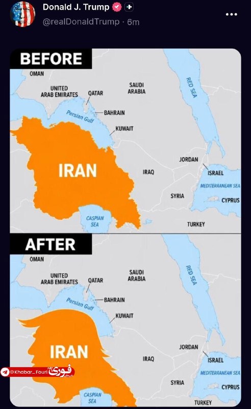 یک پست توییتری منتسب به دونالد ترامپ بازتاب رسانهای یافت