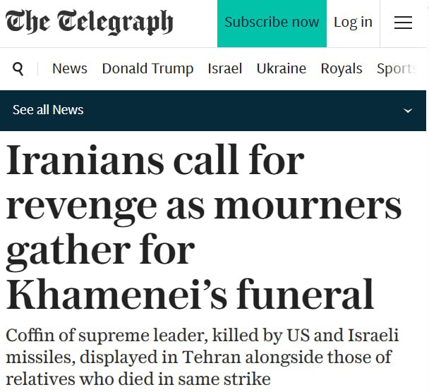 Funeral ceremony for Iran's leader held