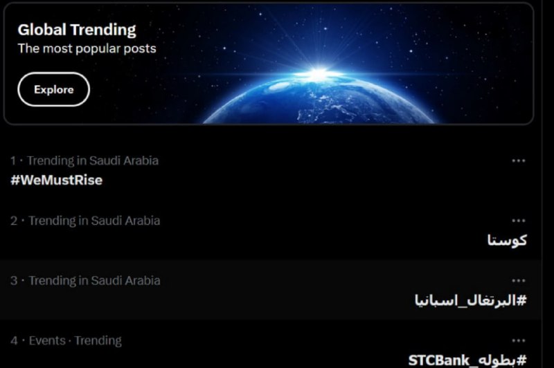 hashtag trends in Saudi Arabia