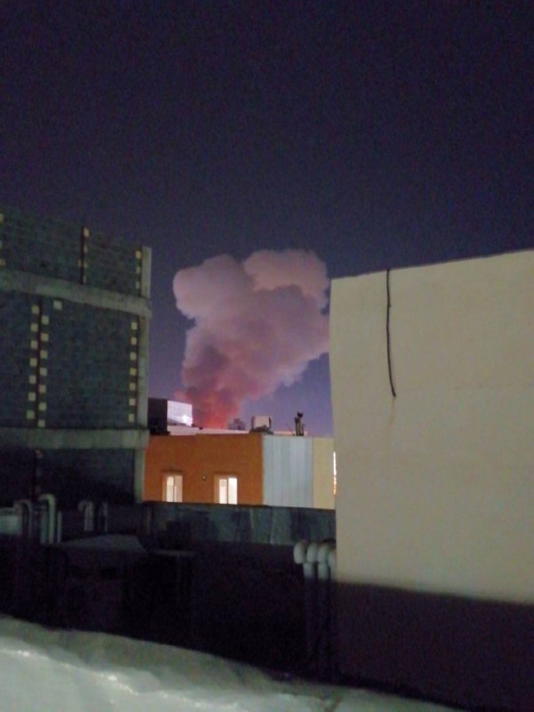 Impact site of one of the American missiles on a target in Bushehr