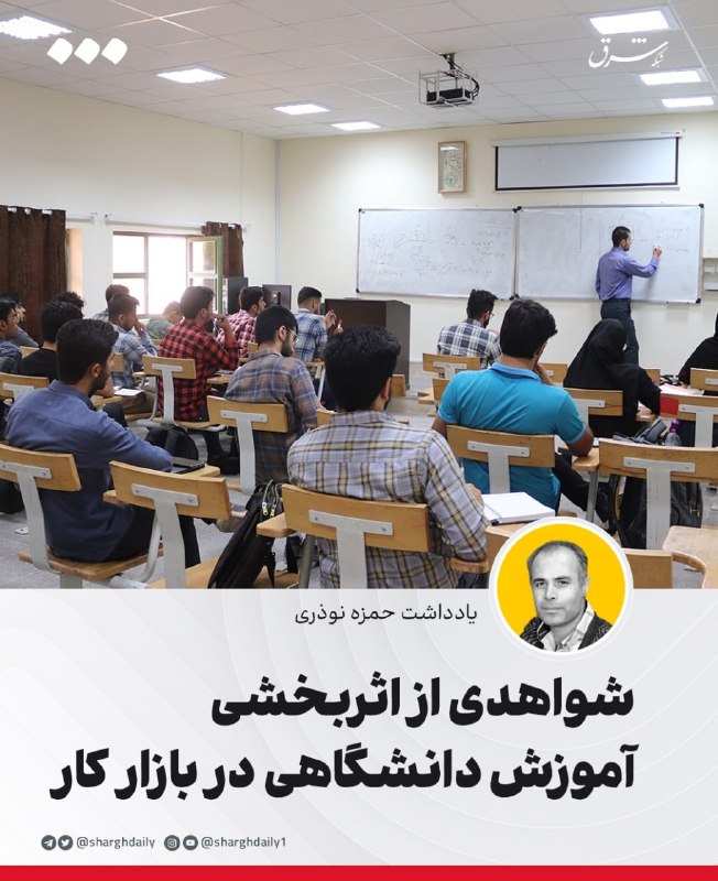 شواهدی از اثربخشی آموزش دانشگاهی در بازار کار