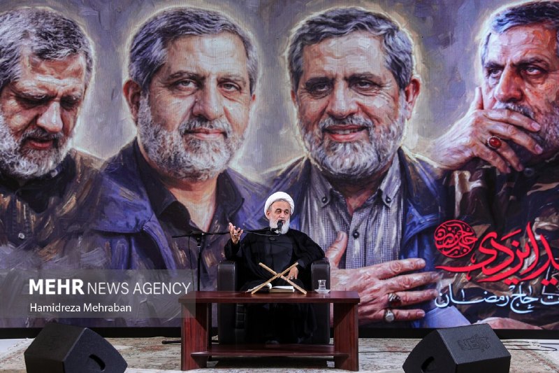 The first anniversary of the passing of Mohammad Saeed Izadi was held