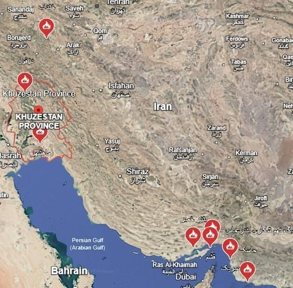 Cities Attacked by the US