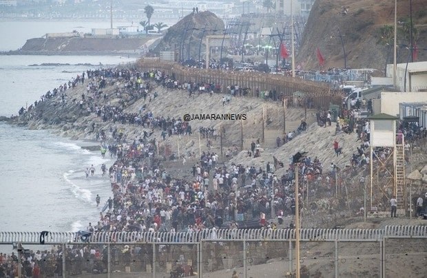 ⛔ ورود ۶۰ هزار مهاجر از مراکش به اسپانیا؛ ۶۱ نفر کشته شدند و ۴۹ هزار نفر بازگردانده شدند