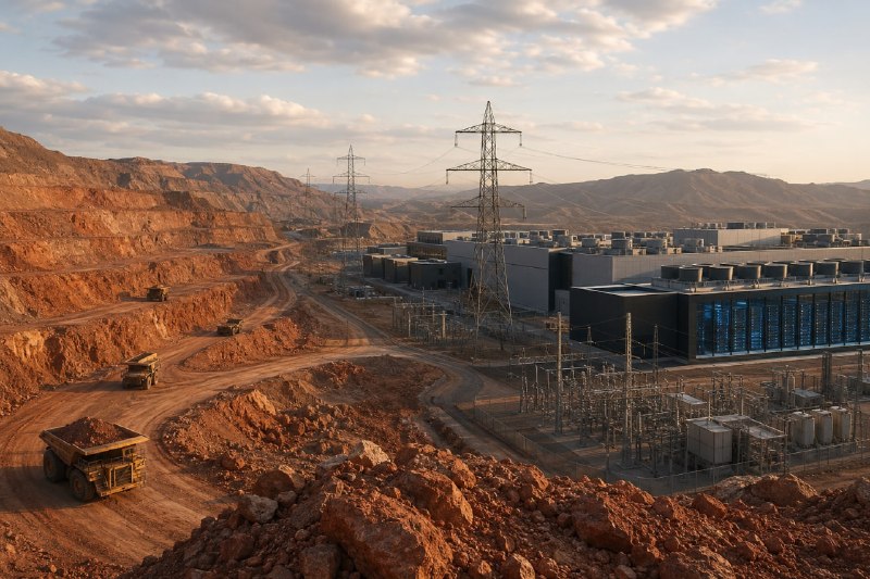 هر ۲۰۰ میلیارد دلار سرمایهگذاری در هوش مصنوعی، یک معدن مس میخواهد!