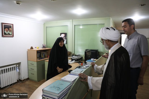 Secretary of Supreme Council of Cultural Revolution visited Jamaran Press Institute