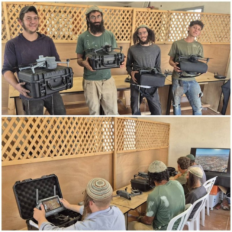 Reports indicate distribution of small drones among settlers for use against Palestinians