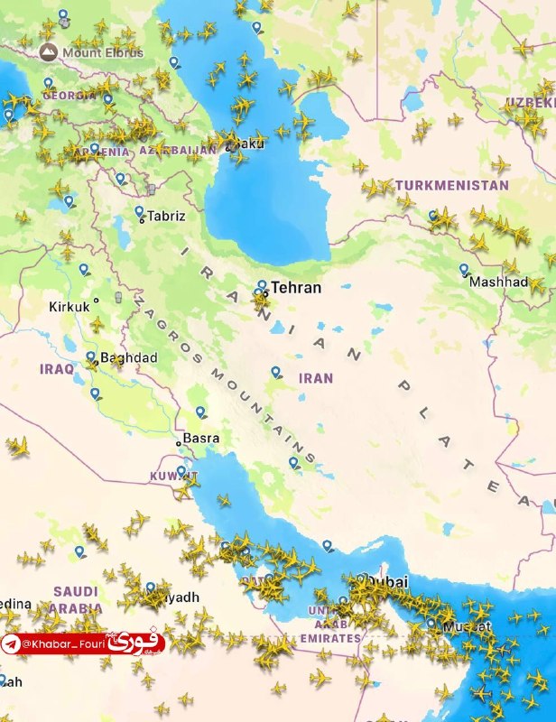 US Army fighter jets attacked areas in Bushehr