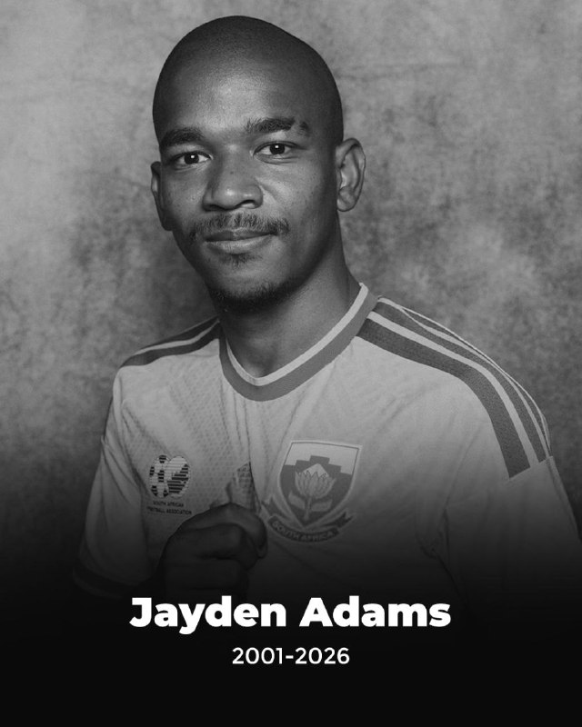 Jayden Adams, African national footballer, dies