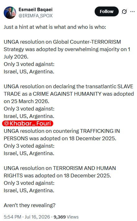 Who are the opponents of combating terrorism, slavery, human trafficking, and international crimes
