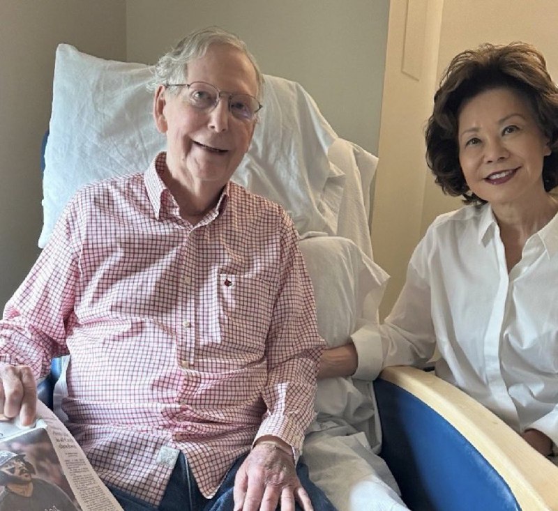 Mitch McConnell Attributes Hospitalization to Fall and Mild Pneumonia