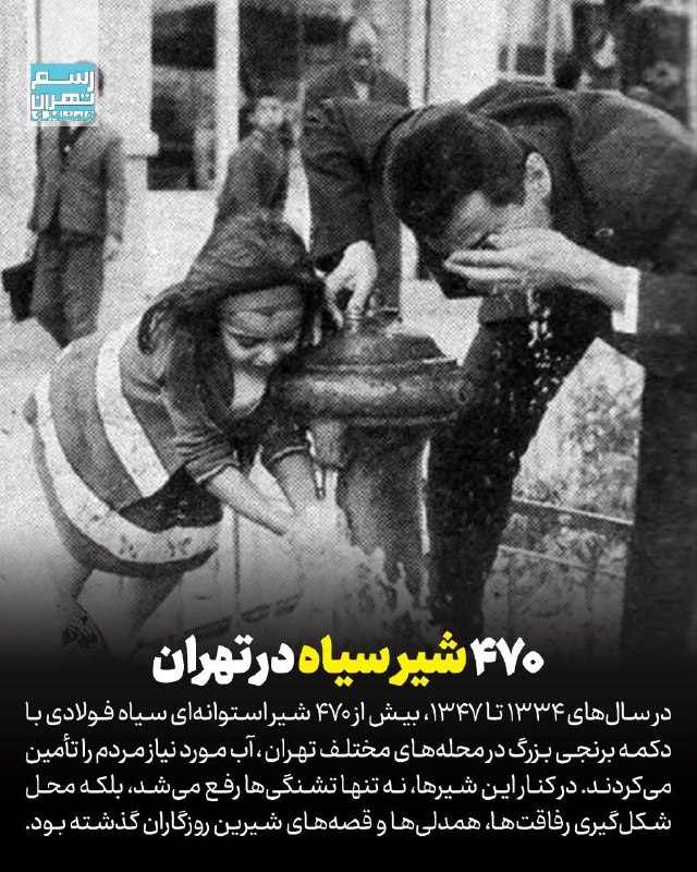 📷 داستان ۴۷۰ شیر سیاه در تهران