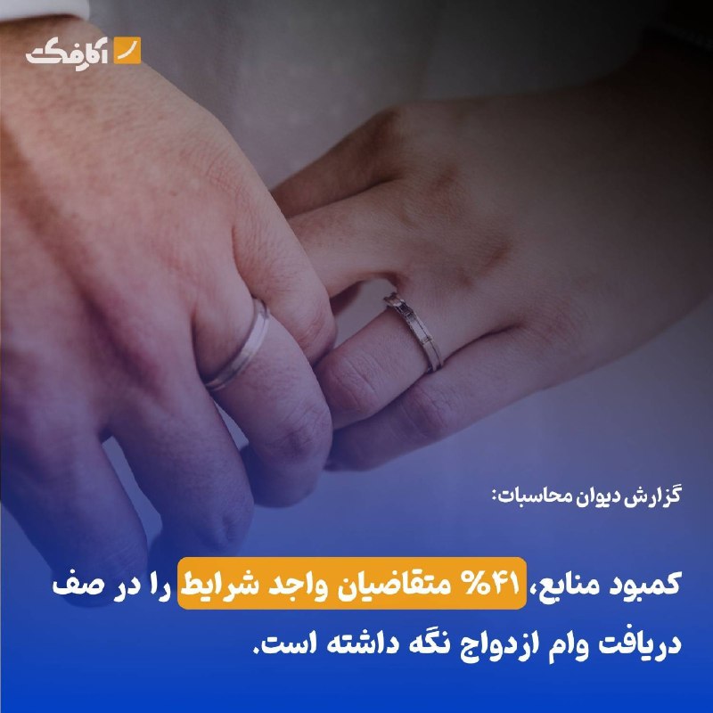 از هر ۱۰ متقاضی وام ازدواج، ۴ نفر هنوز وام نگرفتهاند