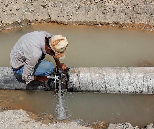 شکستگی خط اصلی انتقال آب دزفول ترمیم شد