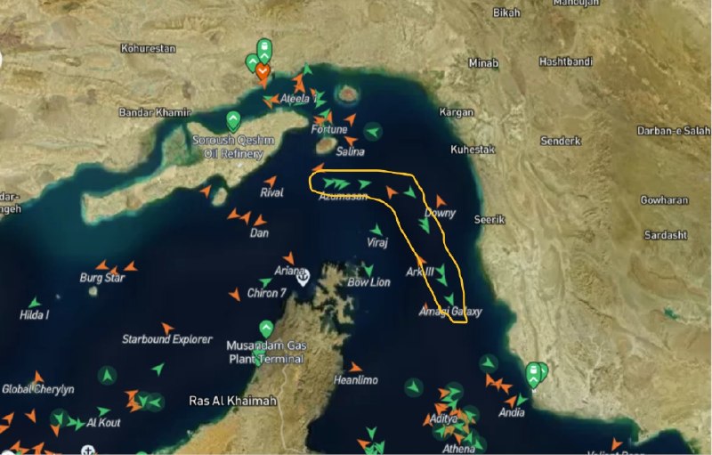 12 Oil Tankers Carrying Saudi Oil