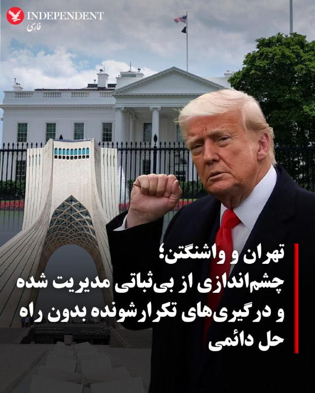 ⭕ تهران و واشنگتن؛ چشماندازی از بیثباتی مدیریت شده و درگیریهای تکرارشونده بدون راهحل دائمی