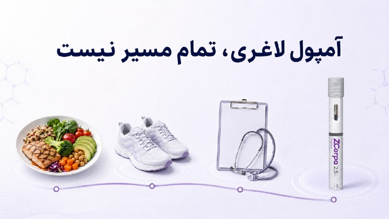 چرا آمپولهای کاهش وزن بهتنهایی کافی نیستند؟