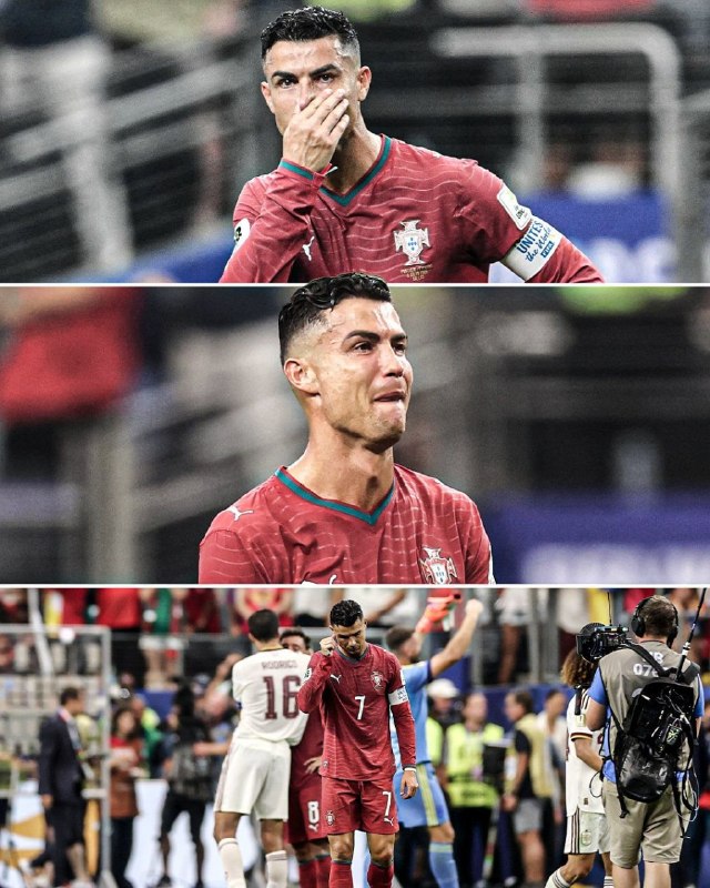 Cristiano Ronaldo's Last Frame in the World Cup