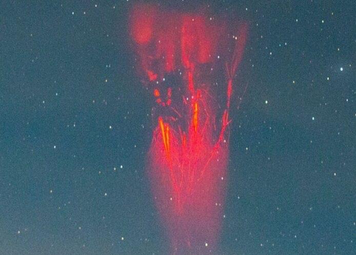 NASA Released Photo of the Day Featuring Red Specters in the Sky