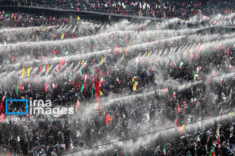 وداع با آقای شهید ایران در تهران