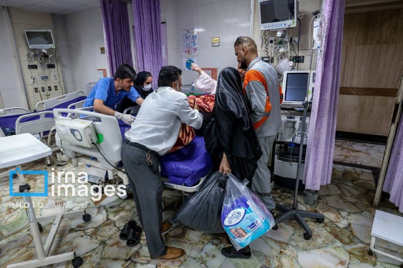 News of war and hospital evacuation of children in the south created a wave of sympathy in Tehran