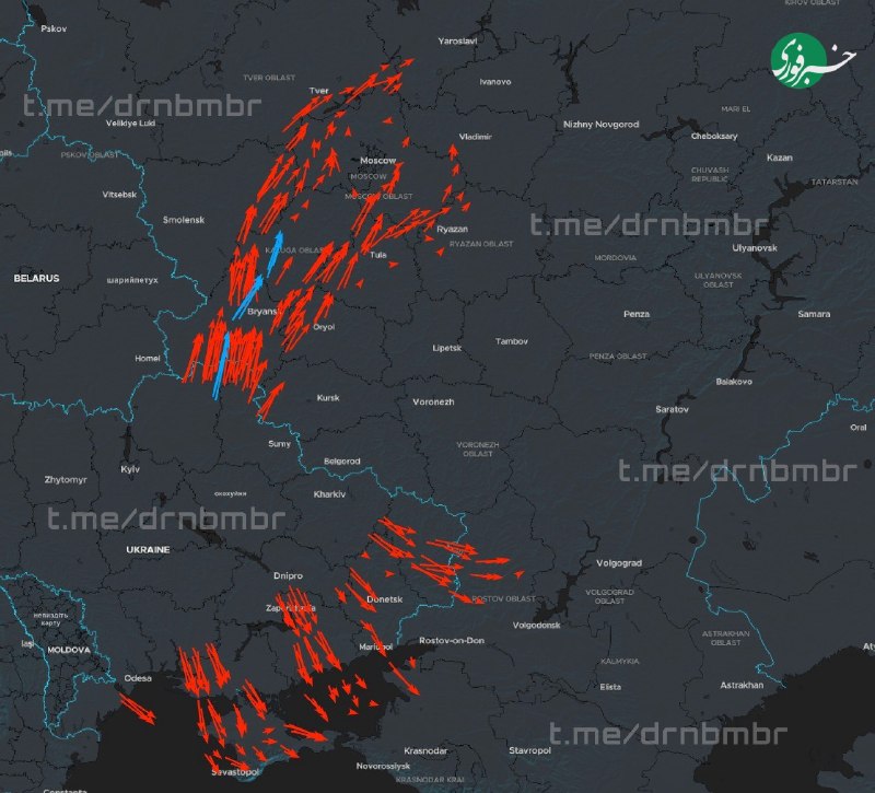 Ukraine Launched 450 Drones Towards Crimea and Western Russia