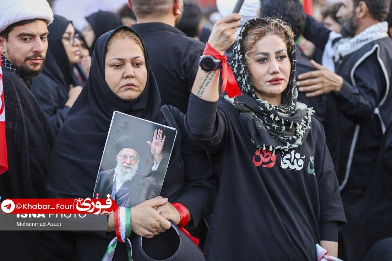 تصویر ایسنا از مراسم تشییع امروز قم