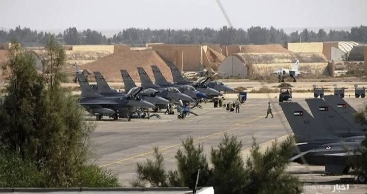 12 US F-16CJ fighter jets arrived in Jordan
