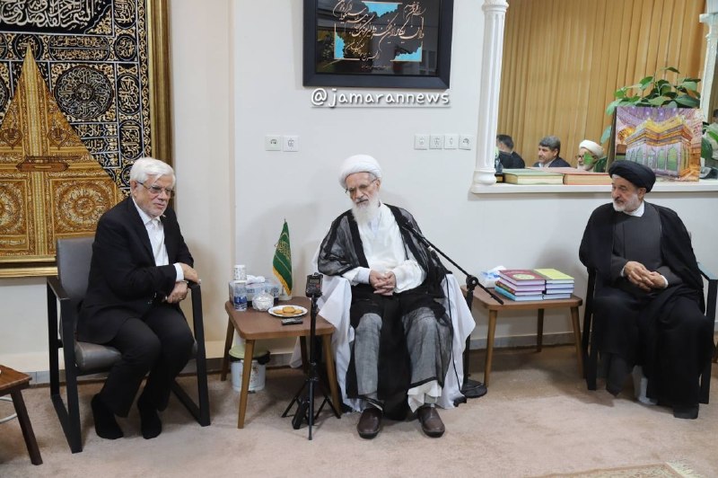 آیتاللهبیاتزنجانی در دیدار عارف معاون اول رئیسجمهور: ✅ دولت زخم دیماه را ترمیم کند ✅ حصر مهندس موسوی در این دولت باید پایان یابد