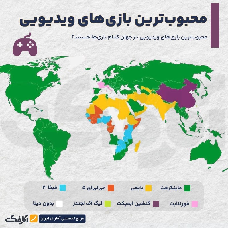 محبوبترین بازیهای ویدیویی در جهان کداماند؟