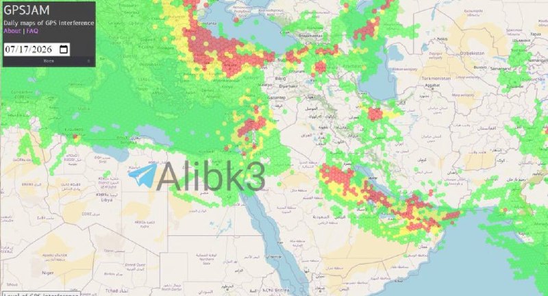 میزان تداخل با سیستم موقعیتیاب جهانی در کشورهای حوزه خلیج فارس به سطوح بیسابقه رسید