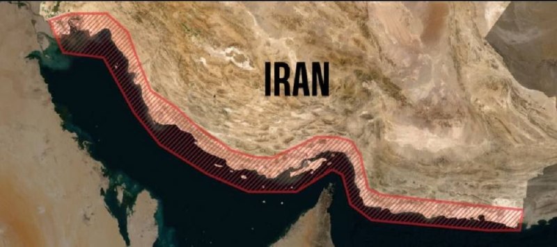 آمریکا نقشه اعمال محاصره دریایی بر ایران را منتشر کرد