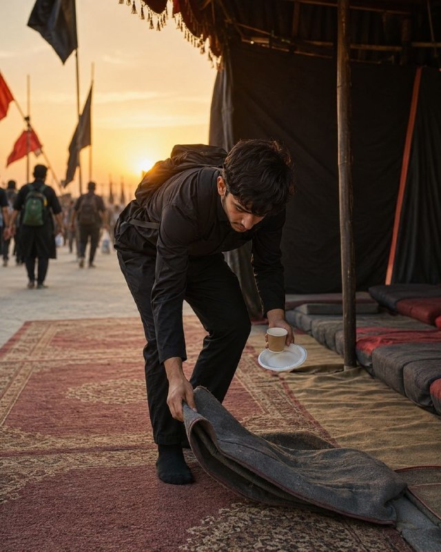 ✨ خادمی فقط در موکب نیست