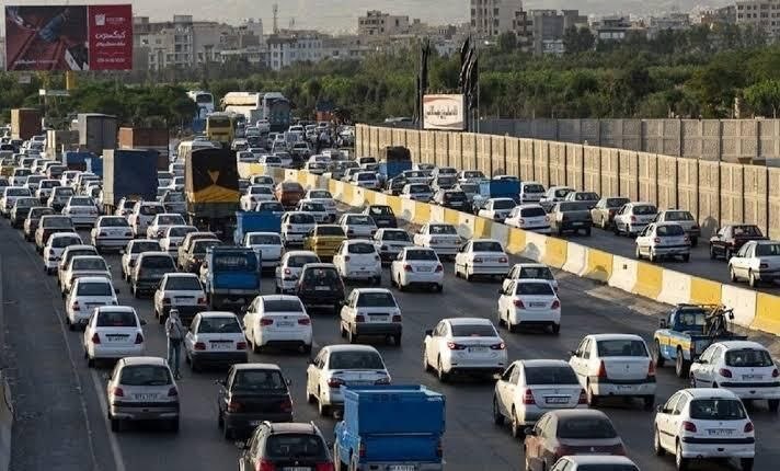 Traffic on Roads Leading to Mashhad is Heavy