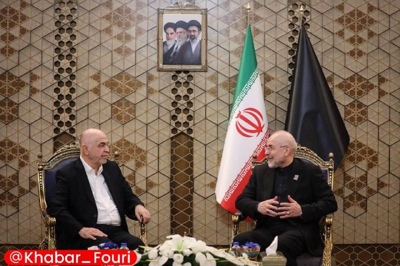 Qalibaf meets Hamas leadership council chief to discuss diplomacy and negotiations