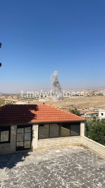 Israeli drone attack on Al-Bqa'a region in eastern Lebanon