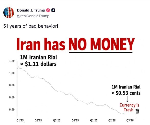 ترامپ دوباره به پول ایران حمله کرد دونالد ترامپ