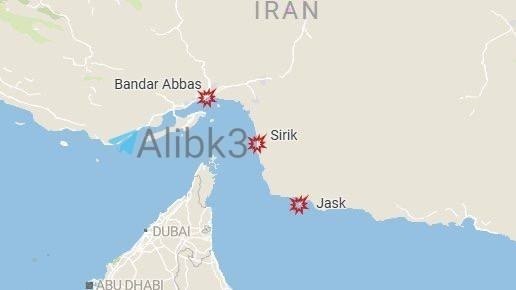Map of Attacks Conducted Against Iran