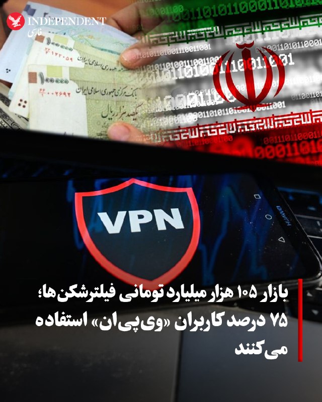 گزارش: بازاری در حاشیه محدودیتهای اینترنت شکل گرفته که سالانه حدود ۱۰۵ هزار میلیارد تومان برآورد شده است