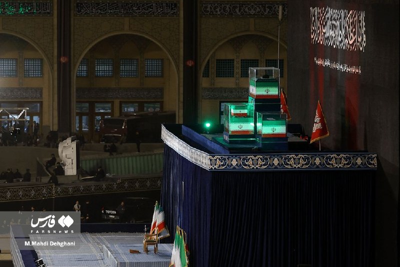 Images from evening gathering at Tehran's Mosalla