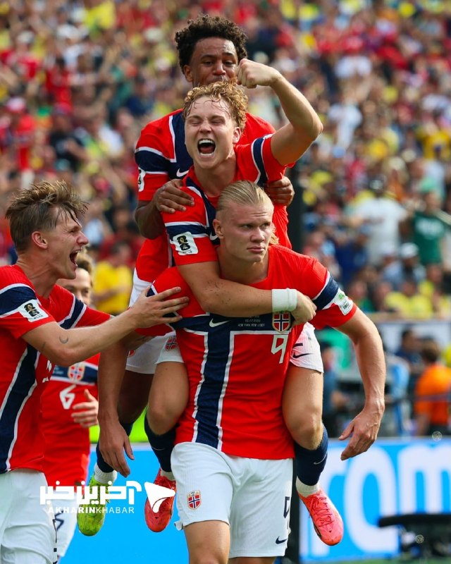 Haaland's reaction after scoring