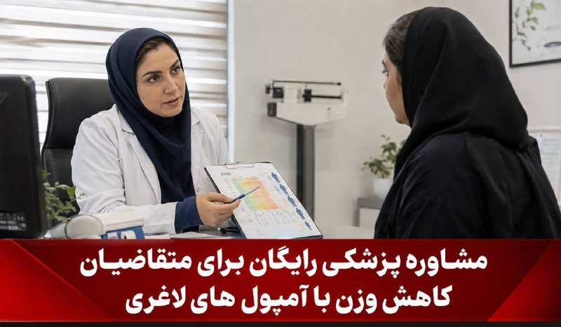 مشاوره رایگان پزشکی برای متقاضیان کاهش وزن با آمپولهای لاغری