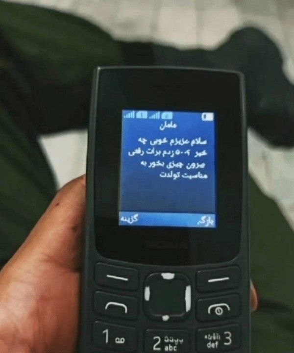 مادر سرباز تیپ ۳۸۸ بمپور برای تولد فرزندش ۵۰۰ تومان واریز کرد