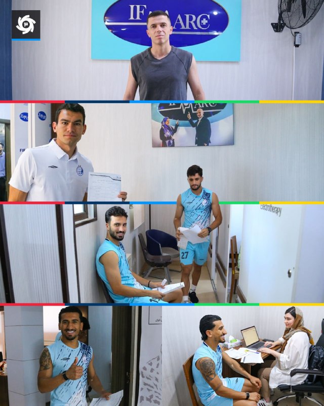 Esteghlal Team Attends IFMARC for New Season Medical Tests
